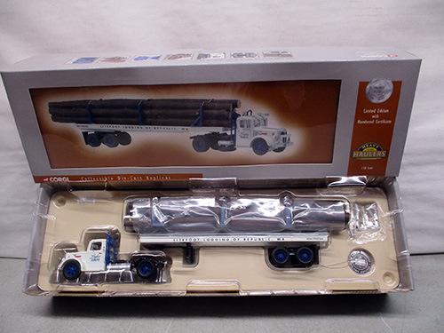 image of Corgi Diecast Exxon Tanker Truck Model in Box