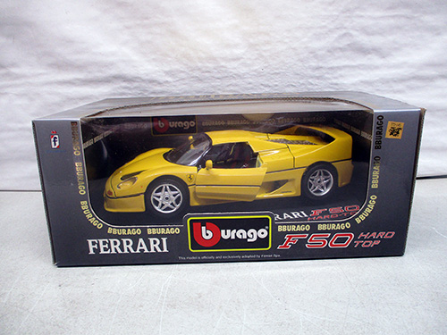 image of Bburago Ferrari F50 1:18 Scale Diecast Model