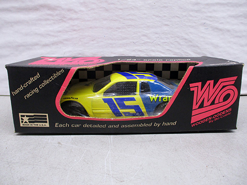 image of Wooden Dale Earnhardt Wrangle No. 15 NASCAR Model Car