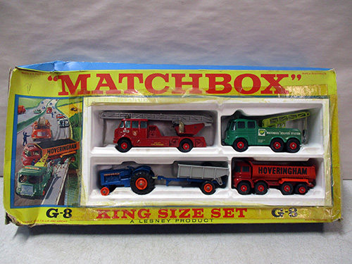 image of Matchbox King Size G-8 Set with Original Box
