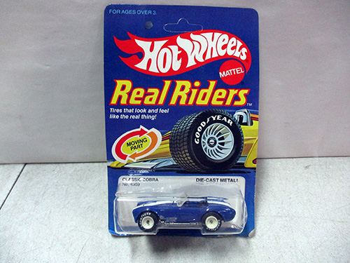 image of Hot Wheels Real Riders Classic Cobra Blue