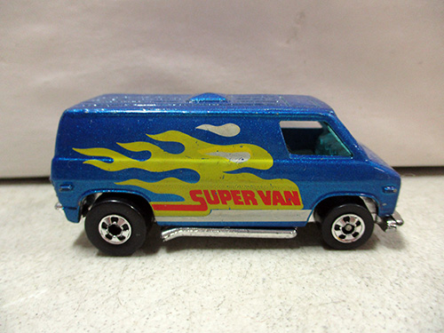 image of Hot Wheels Blue Super Van Die-Cast Toy Car