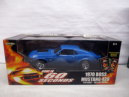 image of 1970 Boss Mustang 429 Die-Cast Model, 1:18 Scale