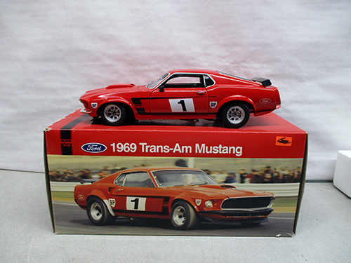 image of 1969 Ford Trans-Am Mustang Die-Cast Model with Box