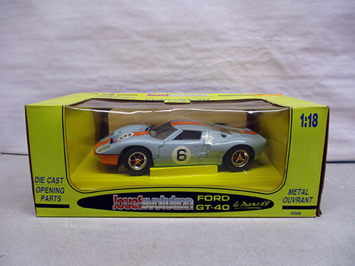 image of 1:18 Scale Ford GT-40 Die-Cast Model by Jouef Evolution