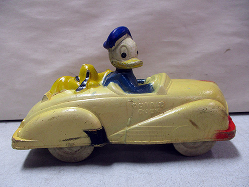 image of Auburn Rubber Co. Walt Disney Donald Duck Toy Car