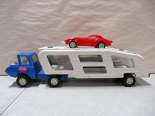 image of Tonka Car Carrier with Corvette