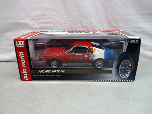 image of Auto World AMC AMX Hurst S/S 1:18 Die-Cast Model