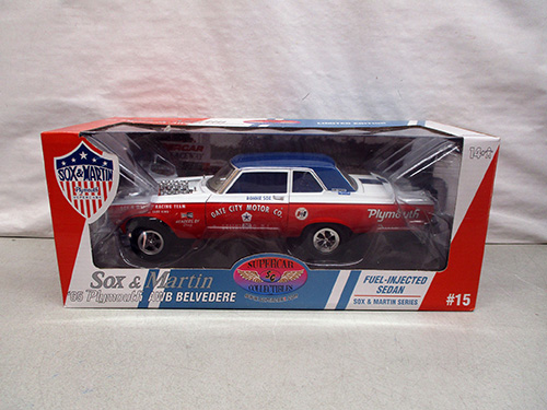 image of Sox & Martin 1965 Plymouth A990 Belvedere Model Car 1/18