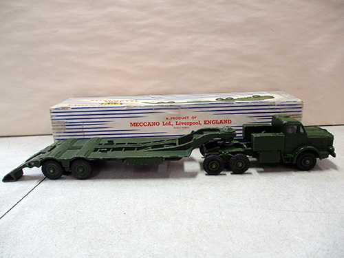image of Dinky Toys Diecast Military Tank Transporter