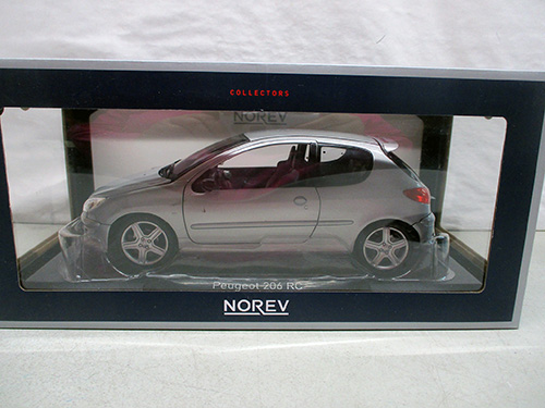 image of Norev Peugeot 206 RC Diecast Model in Box