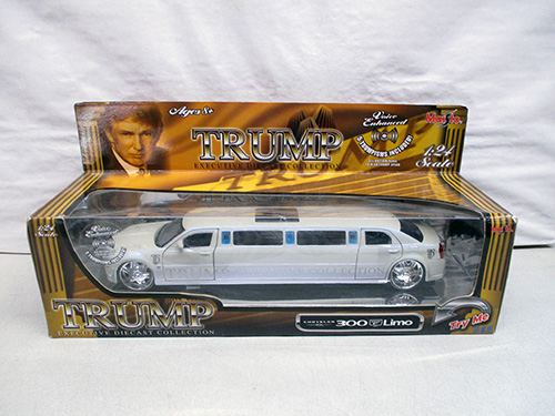 image of Trump 300C Stretch Limo 1:32 Die-Cast Collectible Model