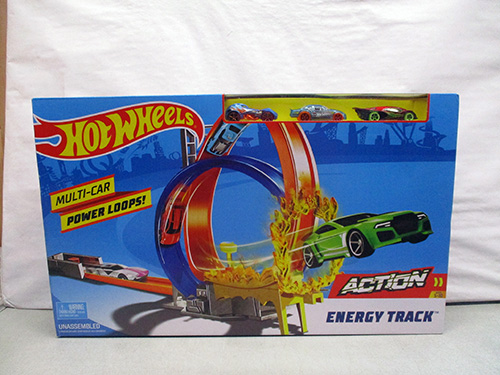 image of Hot Wheels Multi-Car Power Loops Energy Track