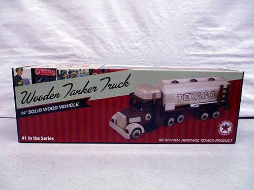 image of Texaco Wooden Tanker Truck in Original Box