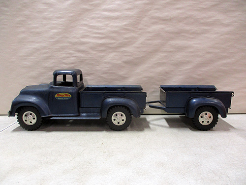 image of Tonka Toy Truck with Trailer Attachment