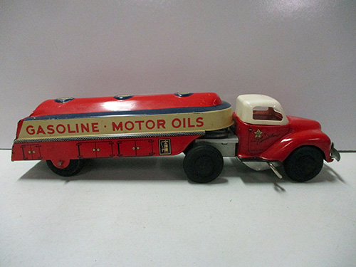 image of Tin Lithographed Gasoline Oil Truck