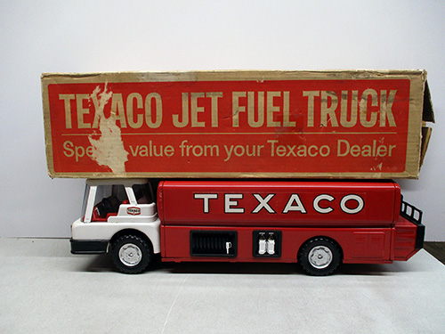 image of Texaco Jet Fuel Truck Toy with Original Box