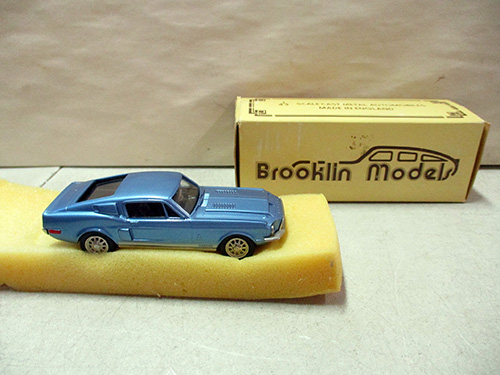 image of Brooklin Models Blue Diecast Car with Original Box