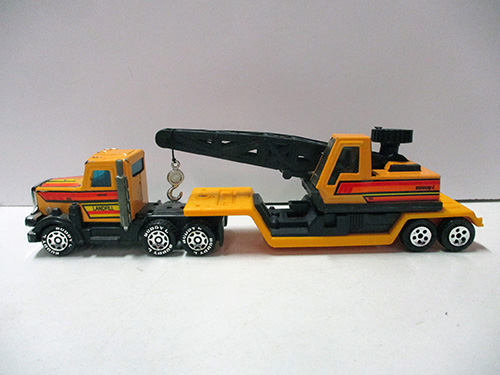 image of Buddy L Toy Crane Truck With Detachable Trailer