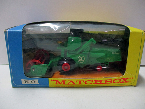 image of Matchbox K-9 Claas Combine Harvester in Original Box