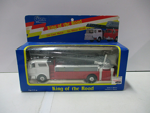 image of Corgi 'King of the Road' Fire Truck Model in Original Box