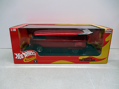 image of Hot Wheels Classics VW Drag Bus 1:18 Scale Model