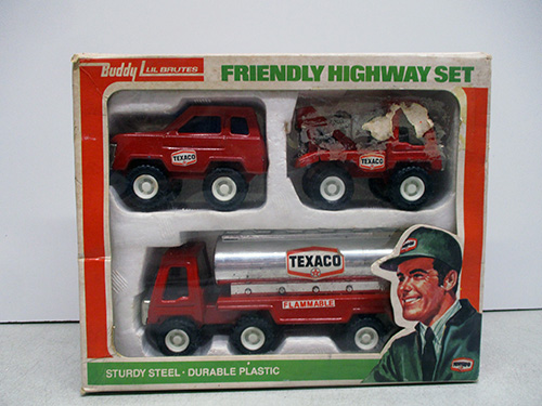 image of Buddy L Texaco Friendly Highway Set in Original Box