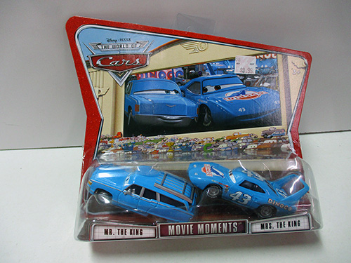 image of Disney Pixar Cars Die-Cast Mr. & Mrs. The King Set