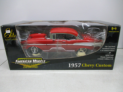 image of 1957 Chevrolet Custom American Muscle Die-Cast Model