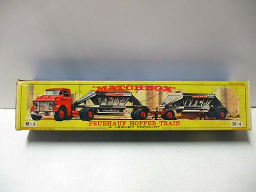 image of Matchbox Lesney M-4 Fruehauf Hopper Train in Box
