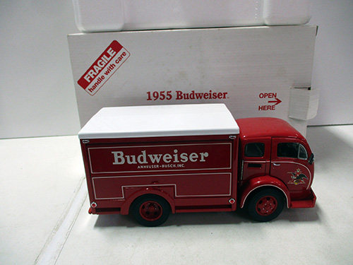 image of 1955 Budweiser Die-Cast Delivery Truck Model