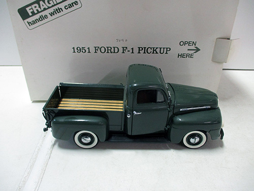 image of Danbury Mint 1951 Ford F-1 Pickup Die-Cast Model with Box