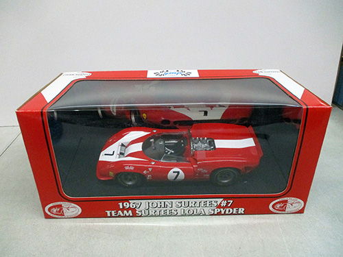 image of 1967 John Surtees Lola Spyder Model Car in Red