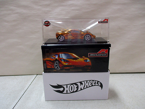image of Hot Wheels McLaren F1 Die-Cast Model Car in Box