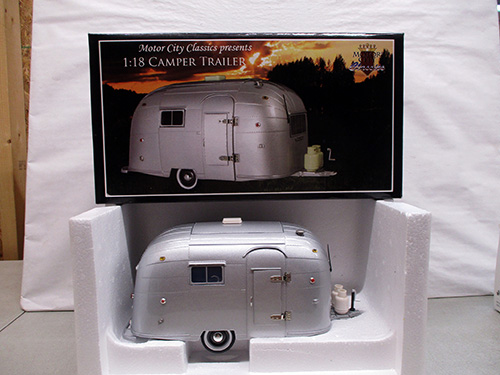 image of Motor City Classics 1:18 Camper Trailer