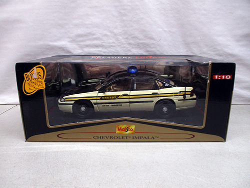image of Maisto 1:18 Die-Cast Model Chevrolet Impala Police Car