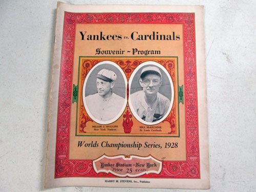 image 1 of an incredible sports memorabilia collections with world series programs and tickets