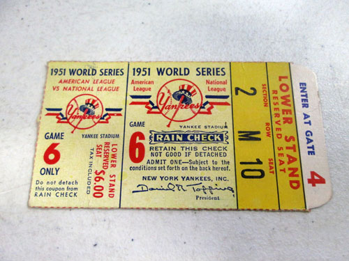 image 42 of an incredible sports memorabilia collections with world series programs and tickets