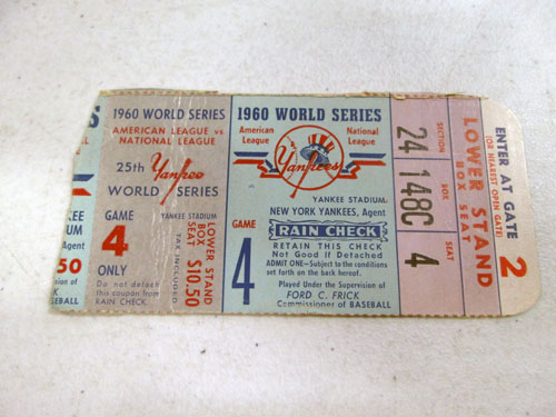 image 46 of an incredible sports memorabilia collections with world series programs and tickets