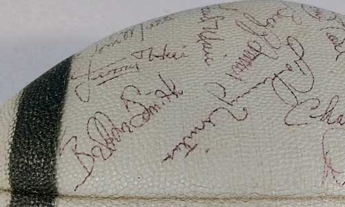 Baltimore Colts Autographed Football-2