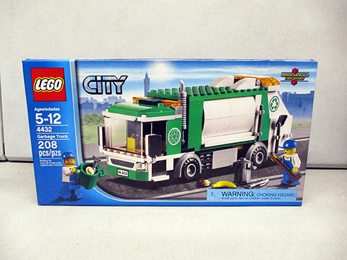 lego city garbage truck set image