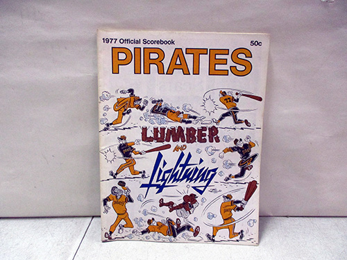 image of 1977 Pittsburgh Pirates Scorebook