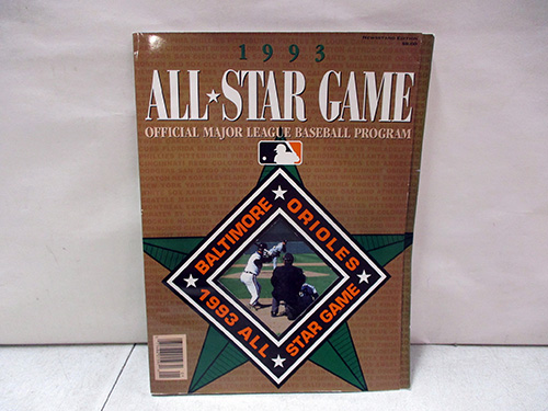 image of 1993 MLB All-Star Game Program