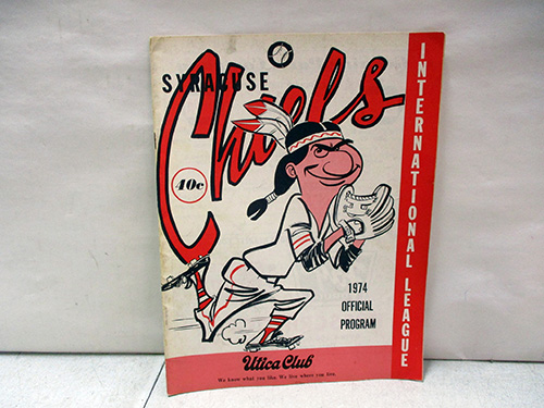 image of 1974 Syracuse Chiefs Official Program