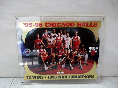 image of 1995-96 Chicago Bulls NBA Champions jumbo card