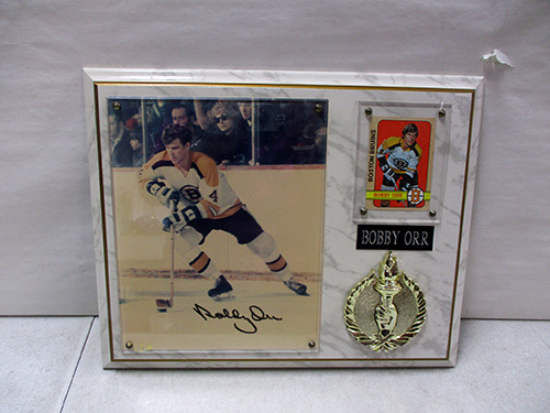 image of Bobby Orr Autographed Display