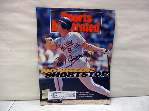 image of Cal Ripken Jr. Signed Sports Illustrated Cover