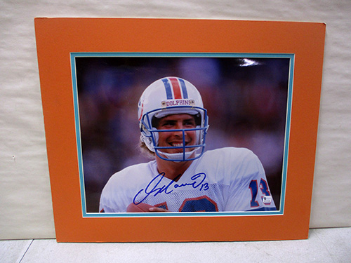 image of Autographed Dan Marino Miami Dolphins Photo