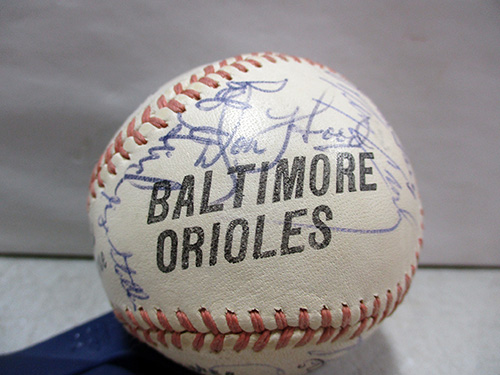 image of 1970s Baltimore Orioles Team-Signed Baseball