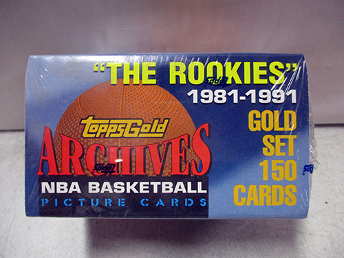 image of Topps Gold NBA Archives 1981-1991 Rookie Cards Set